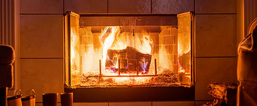 Mendota Hearth Landscape Fireplace Installation in Diamond Bar, California