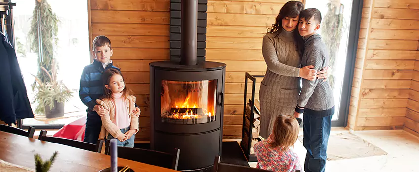 Morso Cast Iron Fireplace Insert Installation in Diamond Bar, California